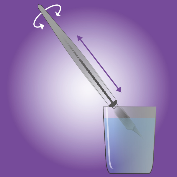 Schéma d'entretien d'un stylo-plume